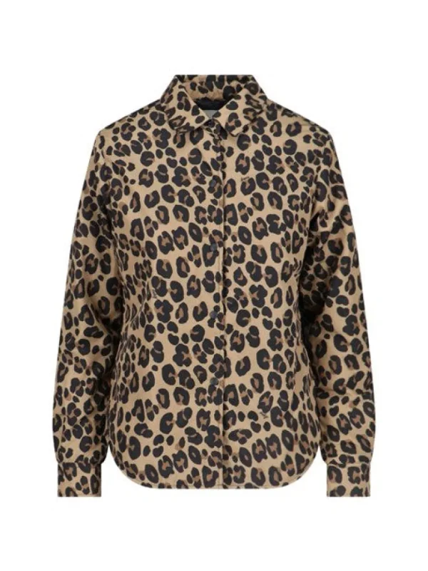 ASPESI CAMICIA STAMPA LEOPARDO