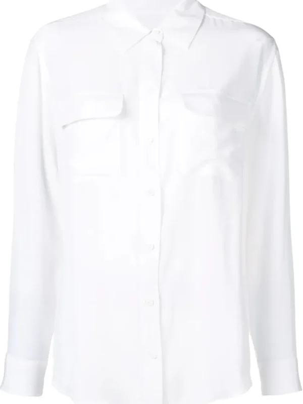 EQUIPMENT CAMICIA SIGNATURE BIANCA