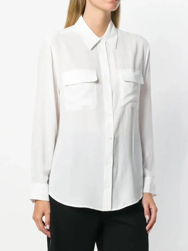 EQUIPMENT CAMICIA SIGNATURE BIANCA