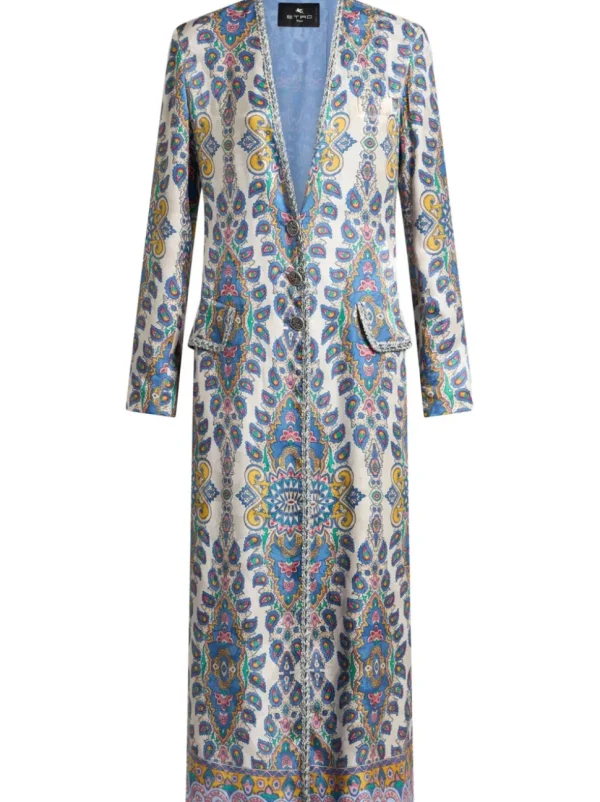 ETRO CAPPOTTO PAISLEY