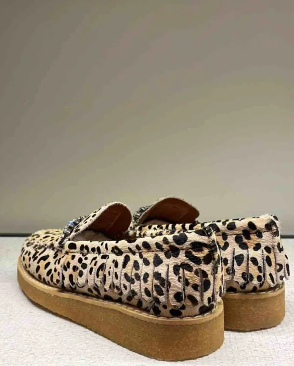 FORTE FORTE   SEBAGO  MOCASSINO ANIMALIER