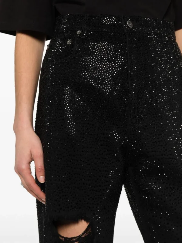 GOLDEN GOOSE JEANS STRASS