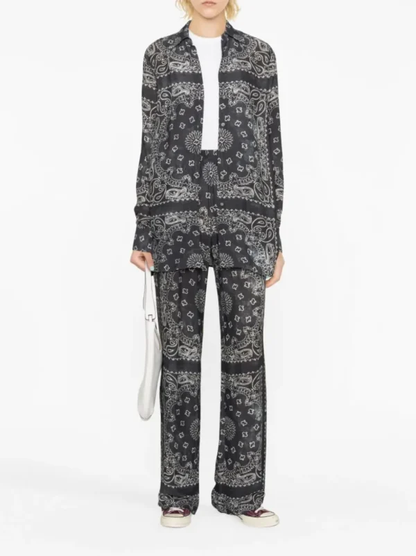 GOLDEN GOOSE PANTALONE PAISLEY