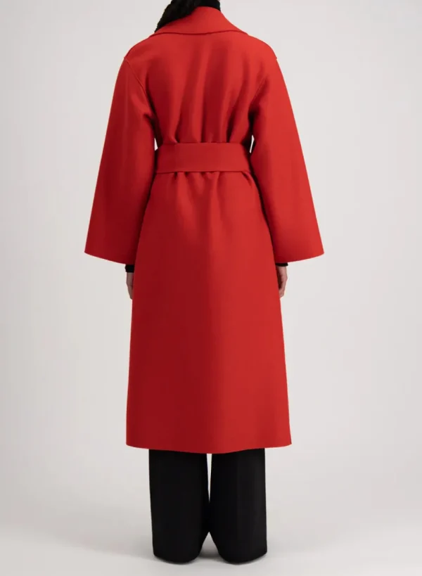 HARRIS WHARF LONDON CAPPOTTO ROSSO