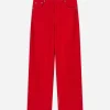 LAURENCE BRAS PANTALONE ROSSO