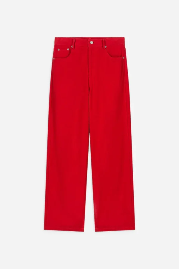 LAURENCE BRAS PANTALONE ROSSO