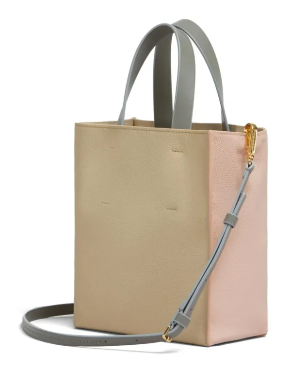 MARNI BORSA MUSEO TOTE MINI ROSA