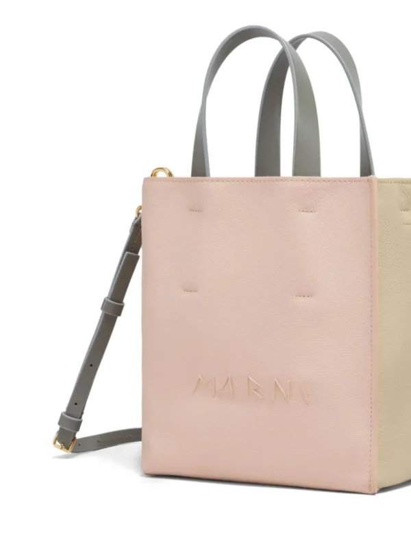 MARNI BORSA MUSEO TOTE MINI ROSA