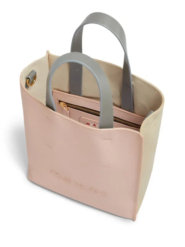 MARNI BORSA MUSEO TOTE MINI ROSA