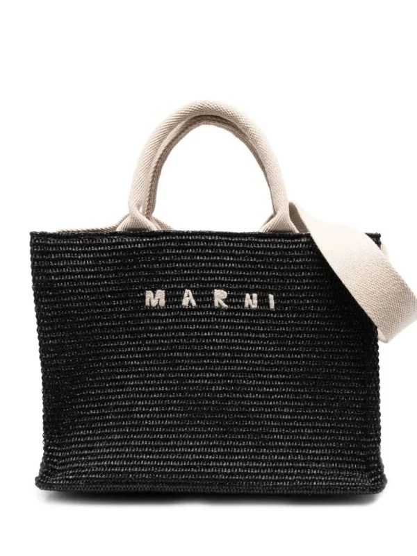 MARNI BORSA TOTE CON LOGO