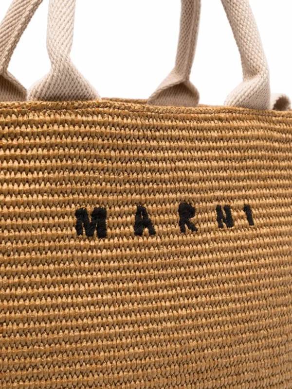 MARNI BORSA TOTE MARRONE