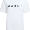 MARNI T-SHIRT LOGO STAMPA LOGO NERO