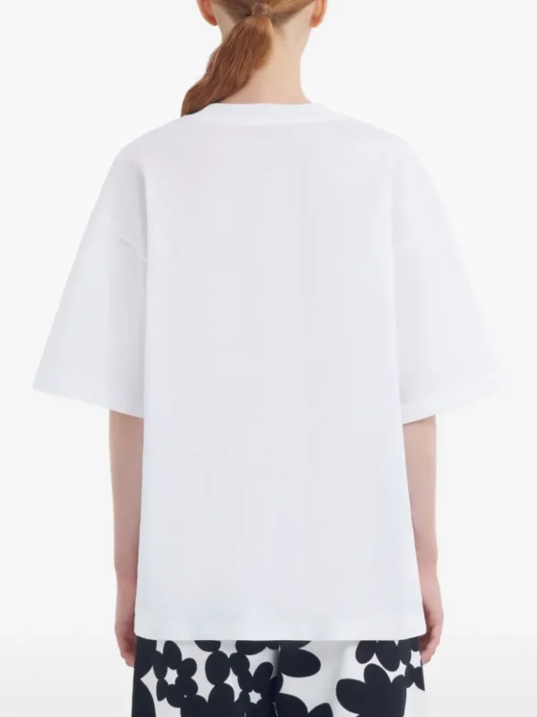 MARNI T-SHIRT LOGO STAMPA FIORI