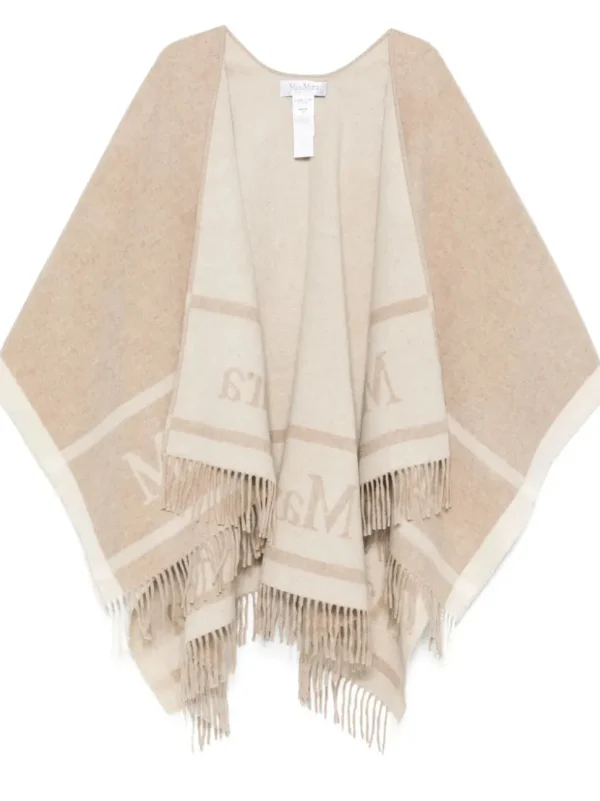 MAX MARA PONCHO HILDE BEIGE