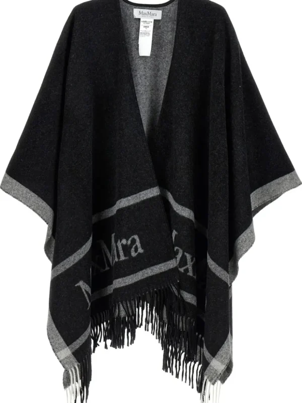 MAX MARA PONCHO HILDE NERO