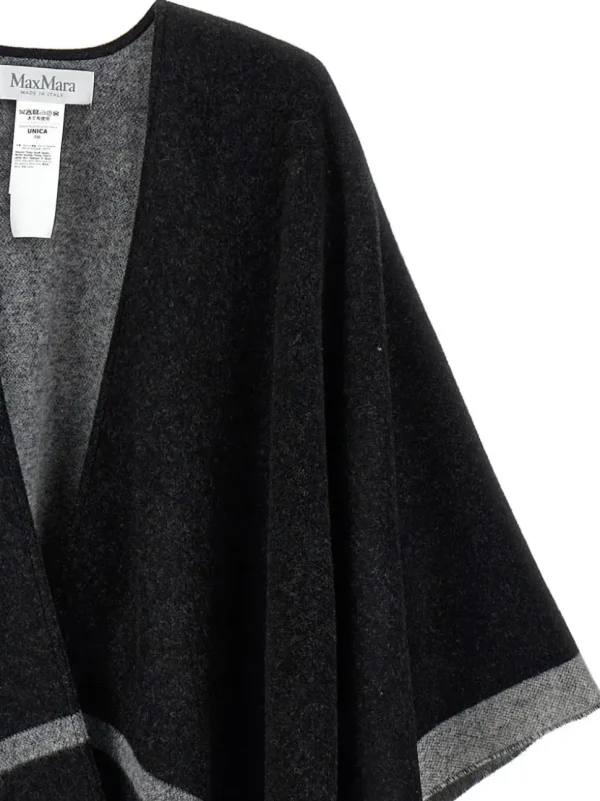 MAX MARA PONCHO HILDE NERO