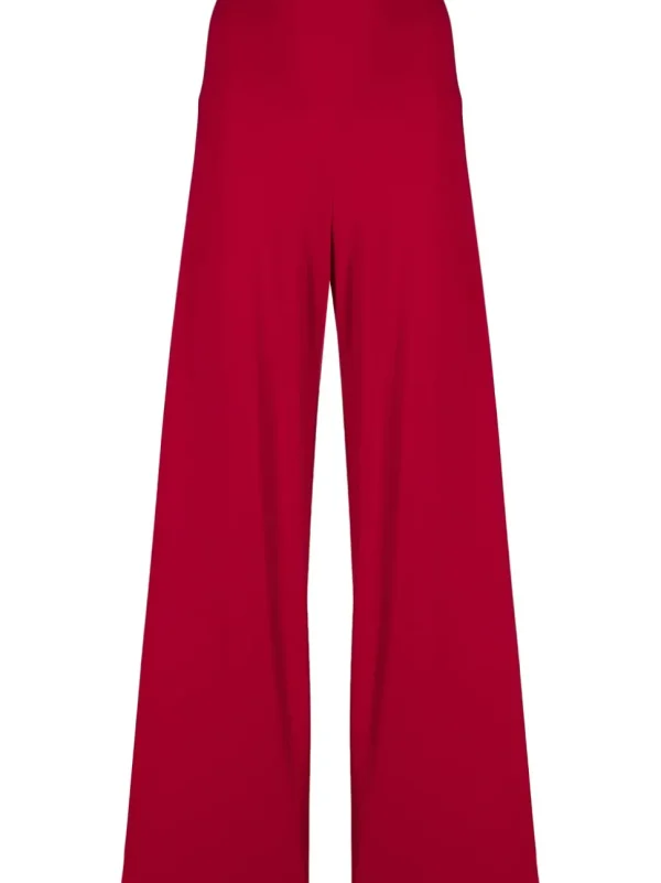 NORMA KAMALI PANTALONE ROSSO