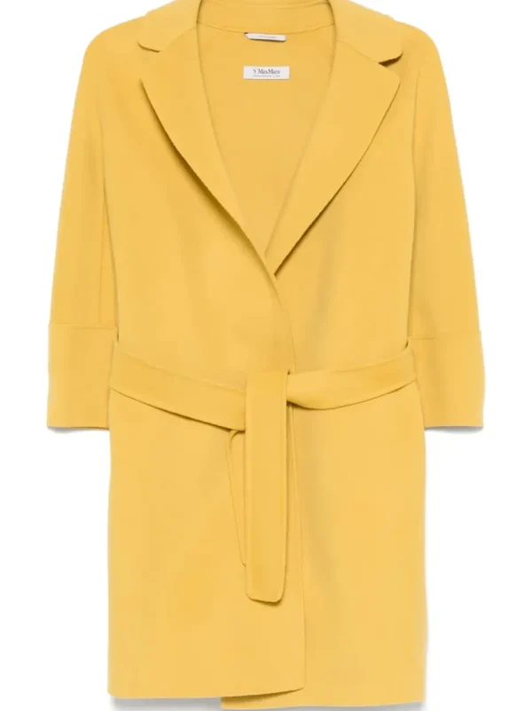 'S MAX MARA CAPPOTTO ARONA YELLOW