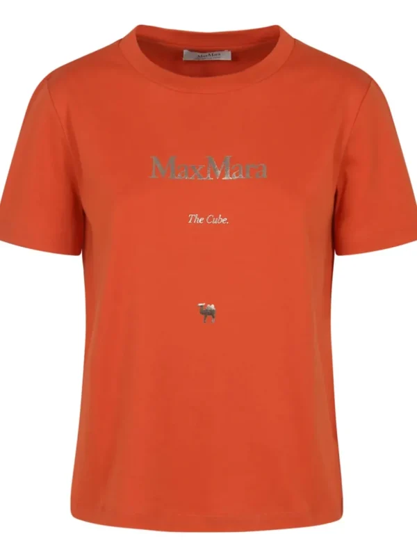 'S MAX MARA T-SHIRT QUIETO ORANGE