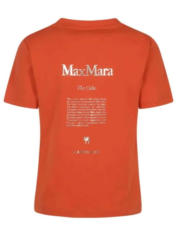 'S MAX MARA T-SHIRT QUIETO ORANGE