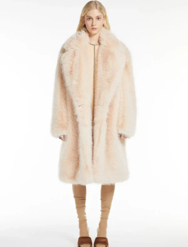 SPORTMAX CAPPOTTO MANICO ROSA