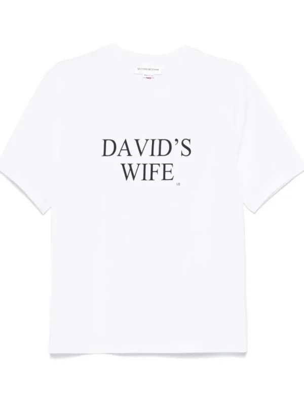 VICTORIA BECKHAM T-SHIRT "DAVID'S WIFE"