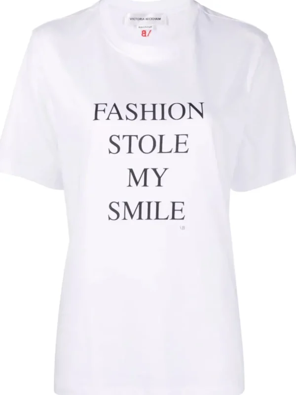 VICTORIA BECKHAM T-SHIRT "FASHION STOLE MY LOVE"