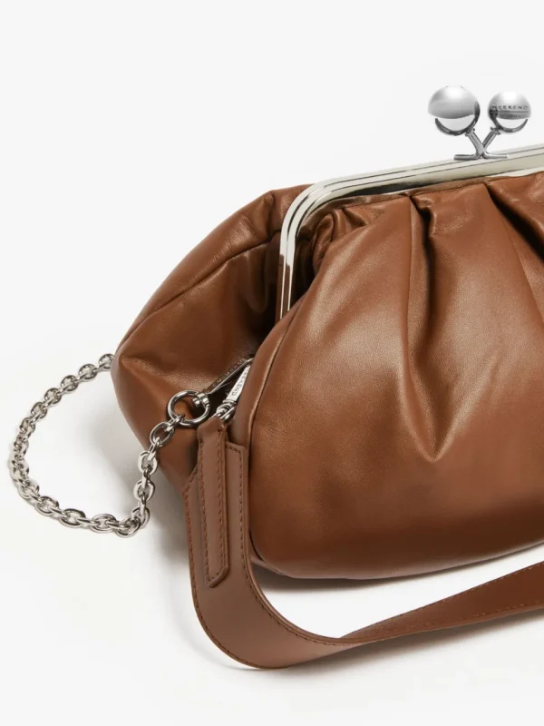 WEEKEND MAX MARA BORSA CUBICO CUOIO