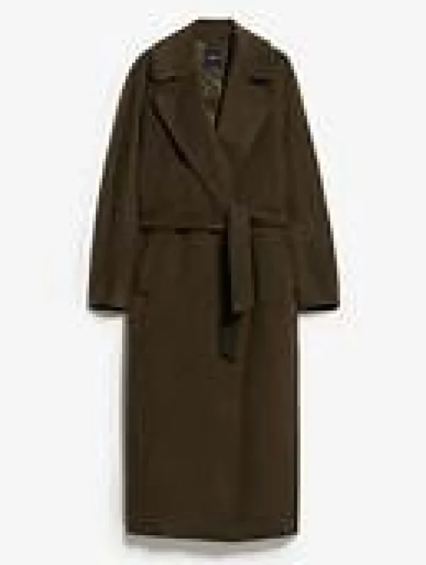 WEEKEND MAX MARA CAPPOTTO TEMPERA CASTAGNO