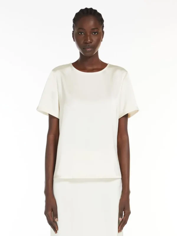 WEEKEND MAX MARA T-SHIRT GILBERT ECRU