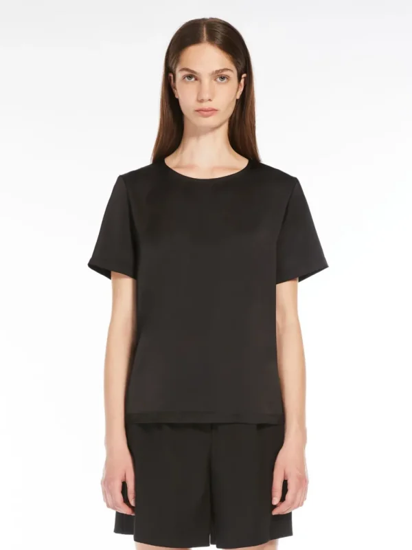 WEEKEND MAX MARA T-SHIRT GILBERT NERO