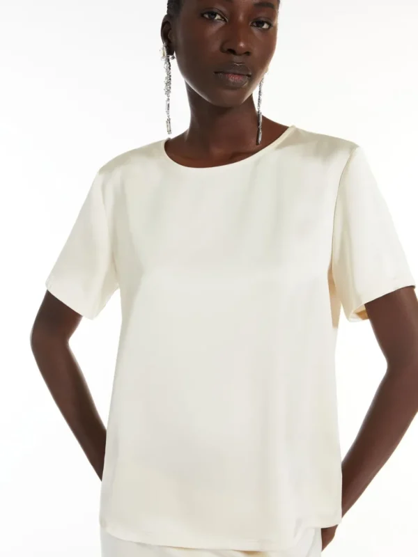 WEEKEND MAX MARA T-SHIRT GILBERT ECRU