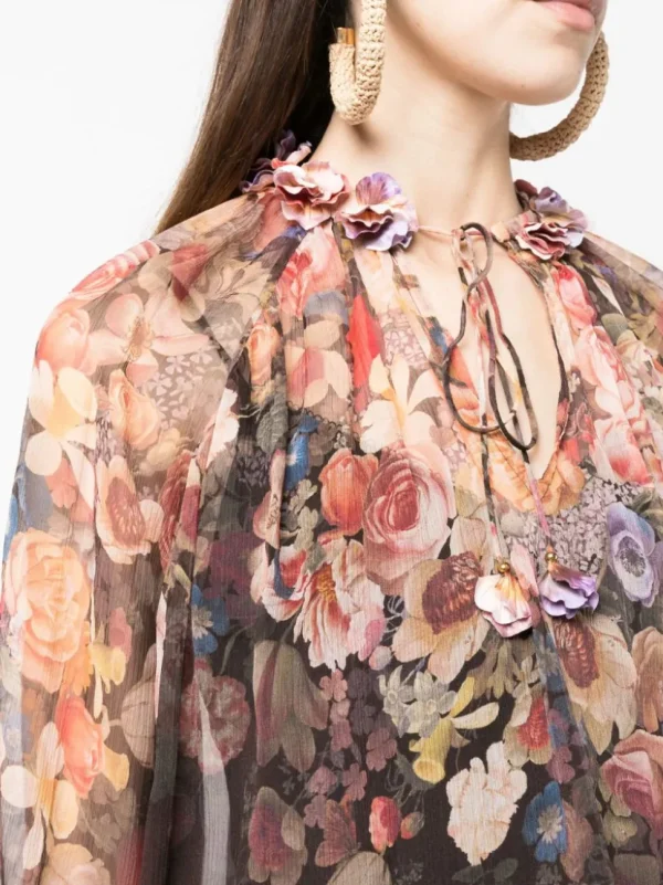 ZIMMERMANN BLUSA FLORAL