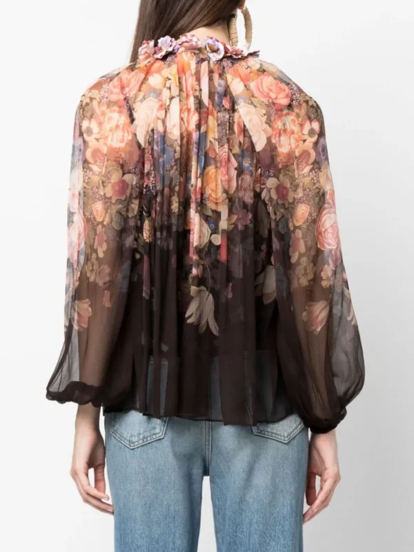 ZIMMERMANN BLUSA FLORAL